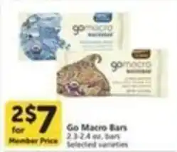 Pavilions Go Macro Bars offer