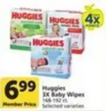Pavilions Huggies 3X Baby Wipes offer