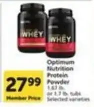 Pavilions Optimum Nutrition Protein Powder offer