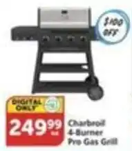 Pavilions Charbroil 4-Burner Pro Gas Grill offer