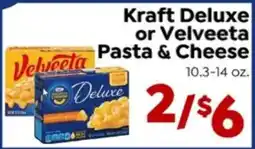 Save a Lot Kraft Deluxe or Velveeta Pasta & Cheese offer
