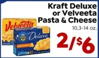 Kraft Deluxe or Velveeta Pasta & Cheese