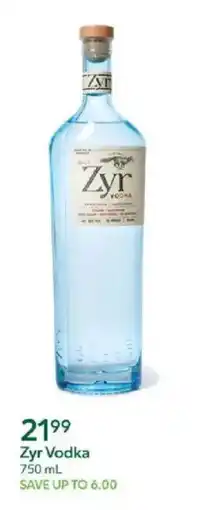 Publix Zyr Vodka offer