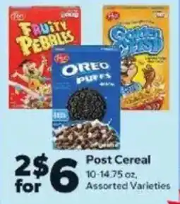 Save a Lot Post Cereal offer