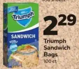 Save a Lot Triumph sandwich bags offer