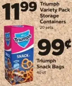 Save a Lot Triumph snack bags offer