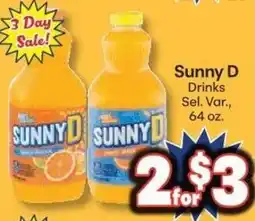 Save a Lot Sunny D Drinks offer
