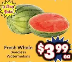 Save a Lot Fresh Whole Seedless Watermelons offer