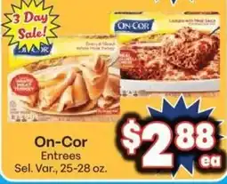 Save a Lot On-Cor Entrees offer