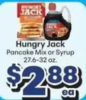 Save a Lot Hungry Jack Pancake Mix or Syrup offer