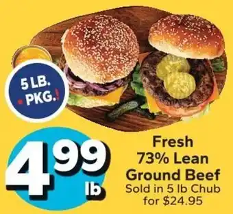 Save a Lot Fresh 73% Lean Ground Beef offer
