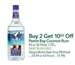 Publix Parrot Bay Coconut Rum offer