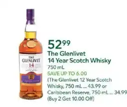 Publix The Glenlivet 14 Year Scotch Whisky offer