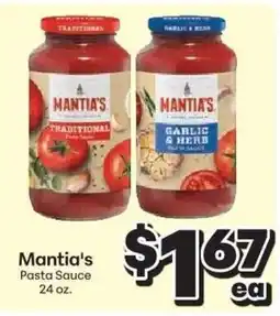 Save a Lot Mantia's Pasta Sauce offer