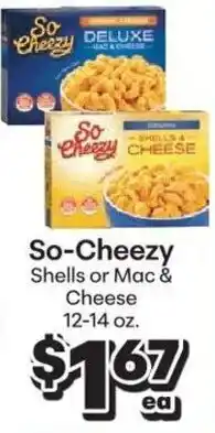 Save a Lot So-Cheezey Shells or Mac & Cheese offer