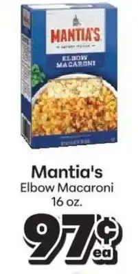 Save a Lot Mantia's Elbow Macaroni offer