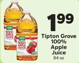 Save a Lot Tipton Grove 100% Apple Juice offer