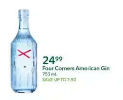 Publix Four Corners American Gin offer