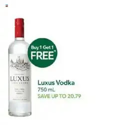Publix Luxus Vodka offer
