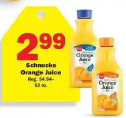 Schnucks Schnucks Orange Juice offer