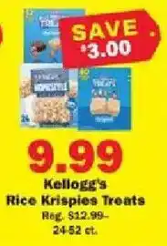 Schnucks Kellogg's Rice Krispies Treats offer