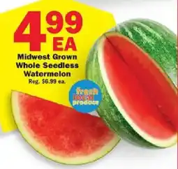 Schnucks Midwest Grown Whole Seedless Watermelon offer