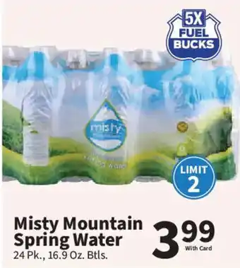 Misty Mountain Spring Water