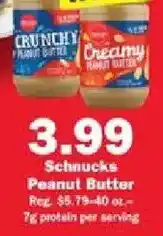 Schnucks Schnucks Peanut Butter offer