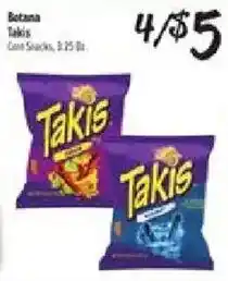 El Super Botana Takis Corn Snacks offer