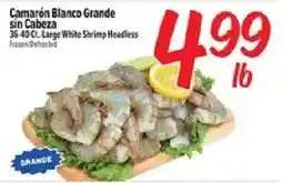 El Super Large White Shrimp Headless offer