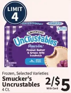 Food City Smucker's Uncrustables offer