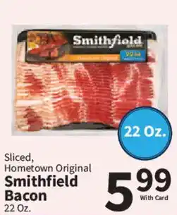 Food City Sliced, Hometown Original Smithfield Bacon offer