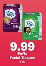 Schnucks Puffs Facial Tissues offer
