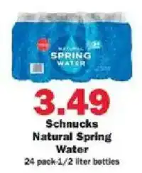 Schnucks Schnucks Natural Spring Water offer