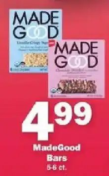 Schnucks MadeGood Bars offer
