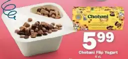 Schnucks Chobani Flip Yogurt offer