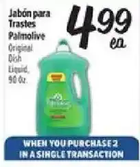 El Super Palmolive dish liquid offer