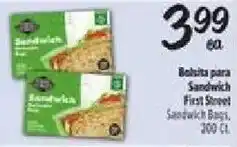 El Super First Street Sandwich Bags offer
