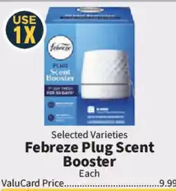 Food City Febreze Plug Scent Booster offer