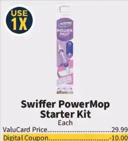 Food City Swiffer PowerMop Starter Kit offer