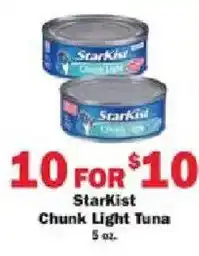 Schnucks Starkist Chunk Light Tuna offer