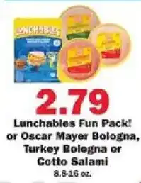 Schnucks Lunchables Fun Pack offer