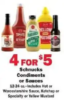 Schnucks Schnucks Condiments or Sauces offer