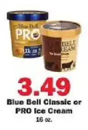 Schnucks Blue Bell Classic or PRO Ice Cream offer