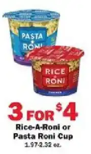 Schnucks Rice-A-Roni or Pasta Roni Cup offer