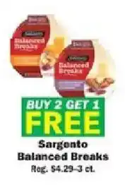 Schnucks Sargento Balanced Breaks offer