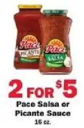 Schnucks Pace Salsa or Picante Sauce offer