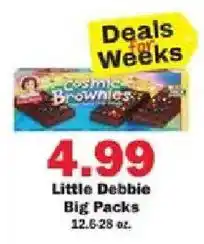 Schnucks Little Debbie Big Packs offer