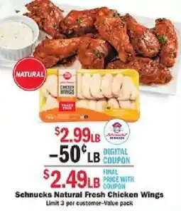 Schnucks Schnucks Natural Fresh Chicken Wings offer