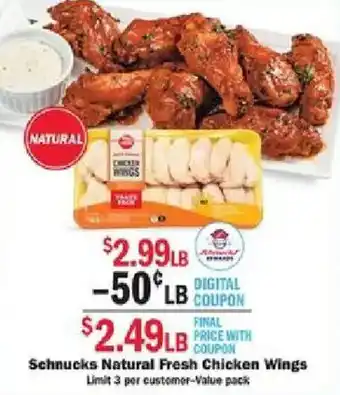 Schnucks Schnucks Natural Fresh Chicken Wings offer